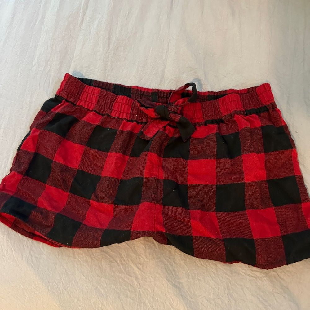 Red & black PJ/boxer shorts